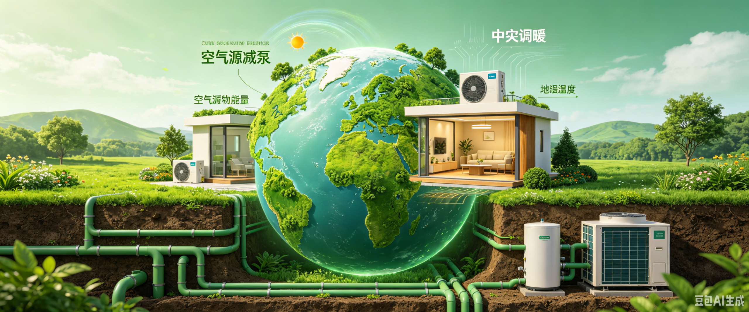 上海别墅地源热泵工程：优缺点分析与一站式采暖制冷解决方案
