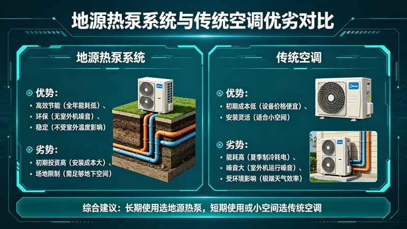地源热泵与传统空调优劣对比