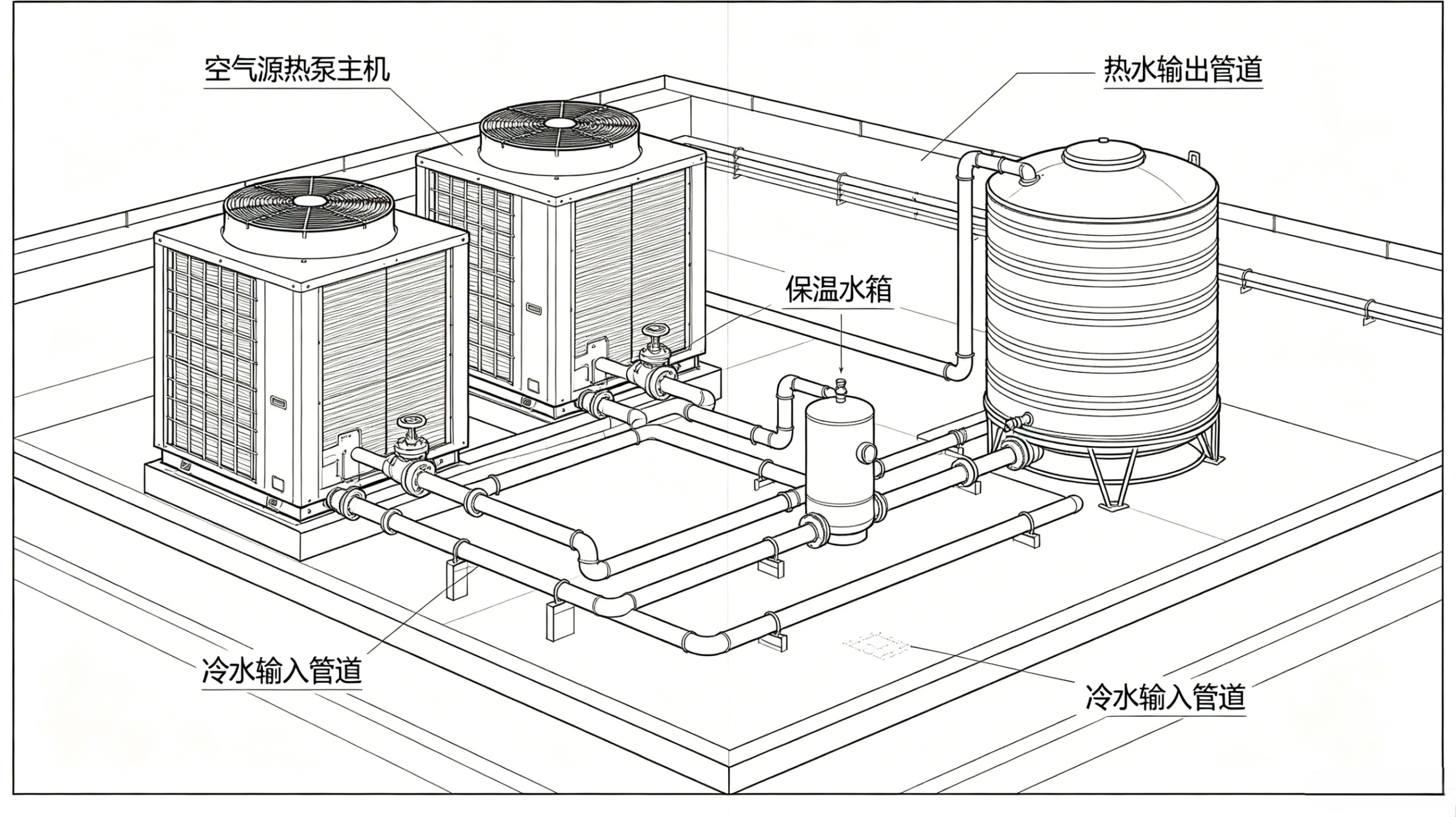 空气源热泵热水系统选购指南：从价格到安装全解析